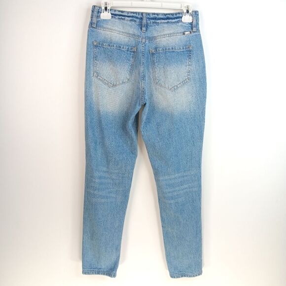 KanCan Women’s Distressed Jeans Light Wash Size 1/24 100% Cotton - Picture 2 of 12